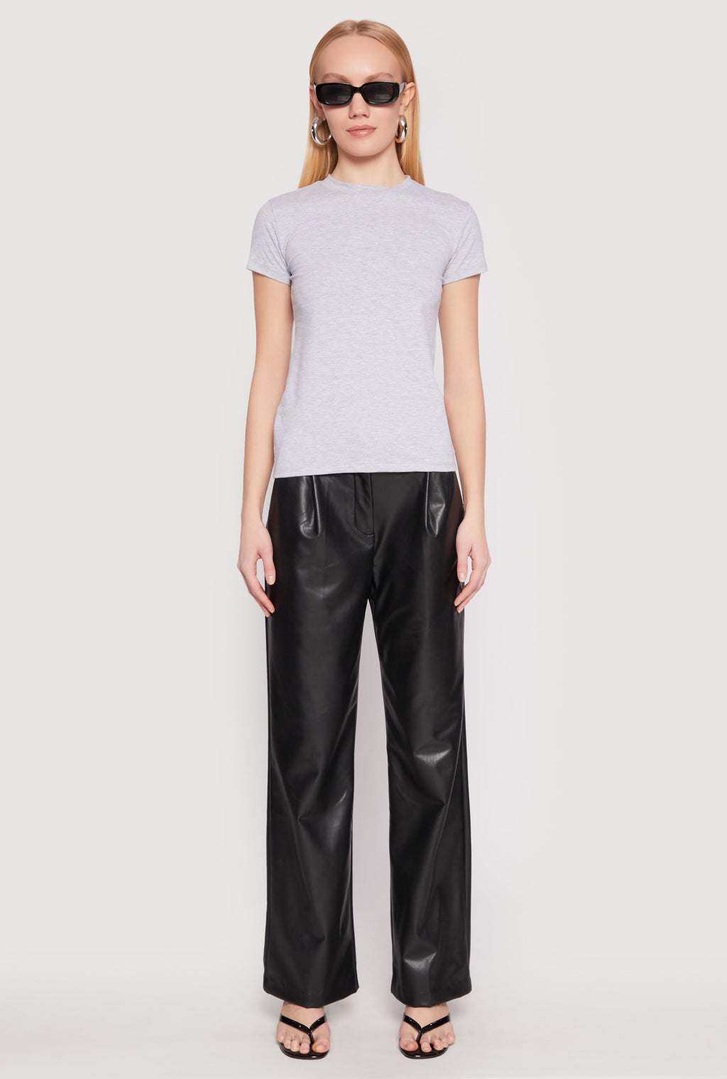 High Neck Short Sleeve Tee
