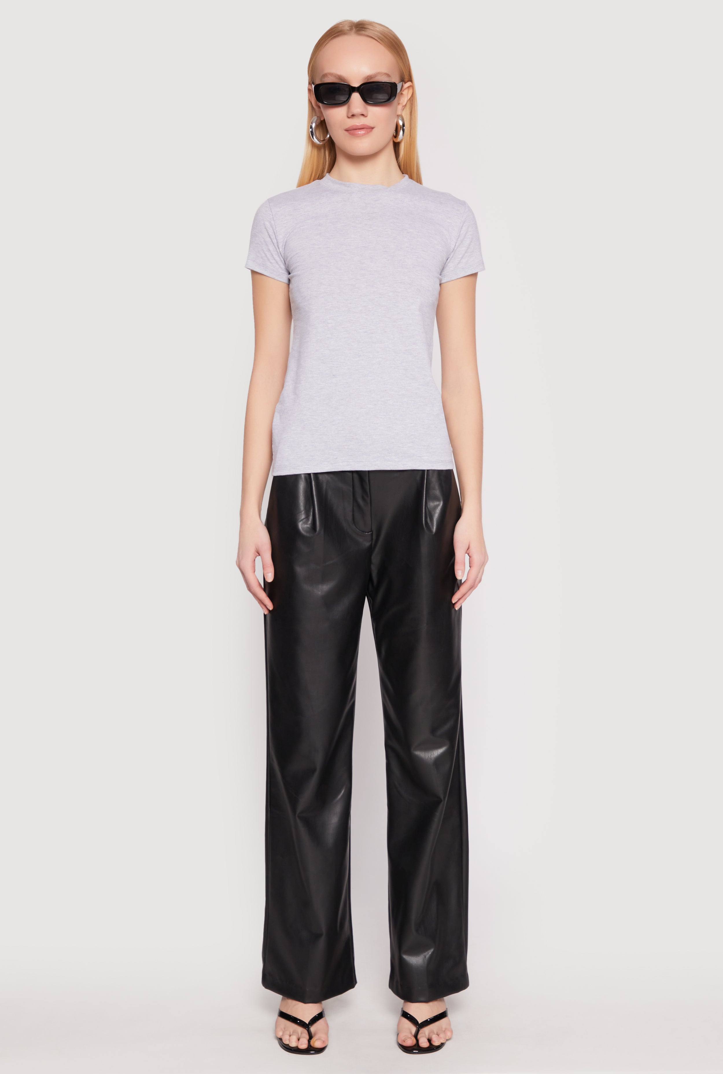 High Neck Short Sleeve Tee