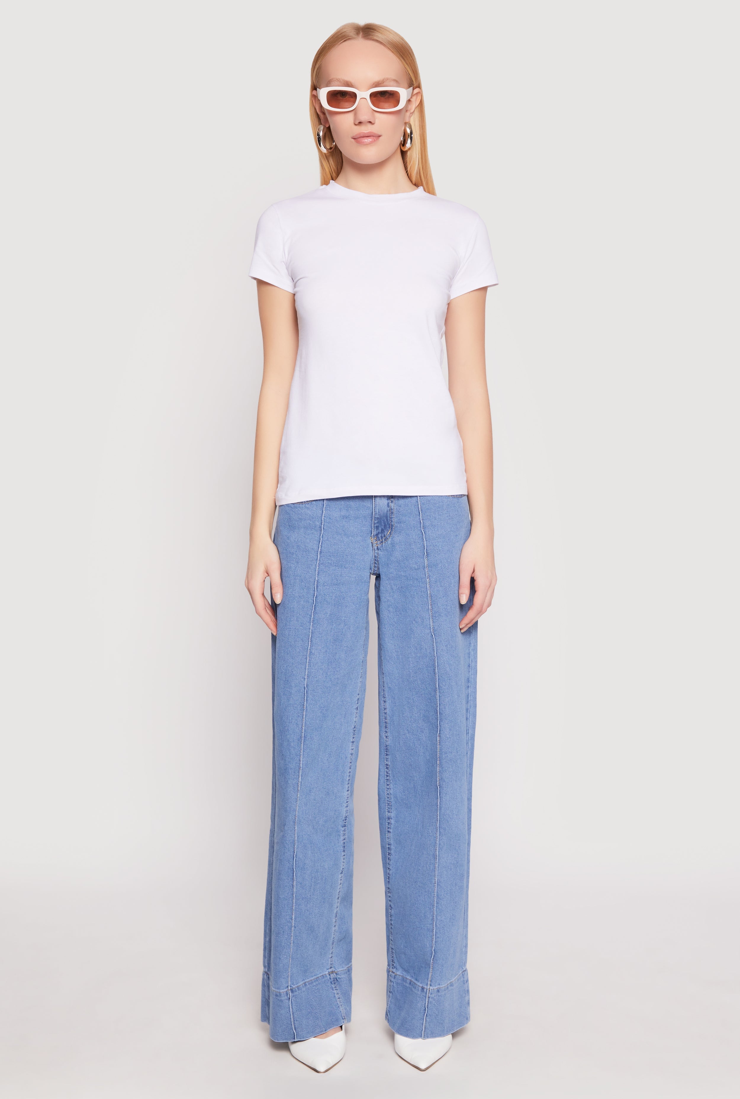 High Neck Short Sleeve Tee