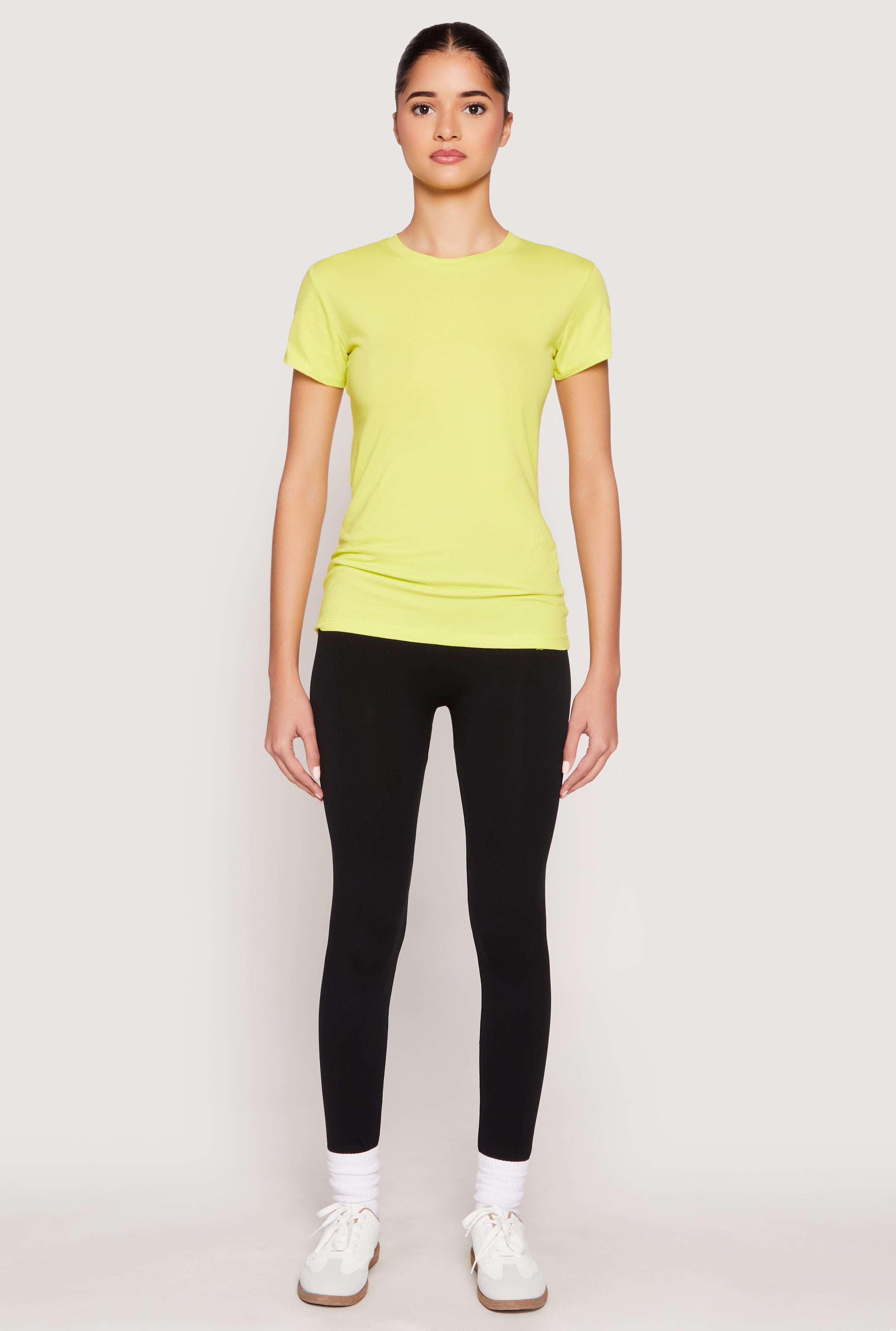 High Neck Short Sleeve Tee