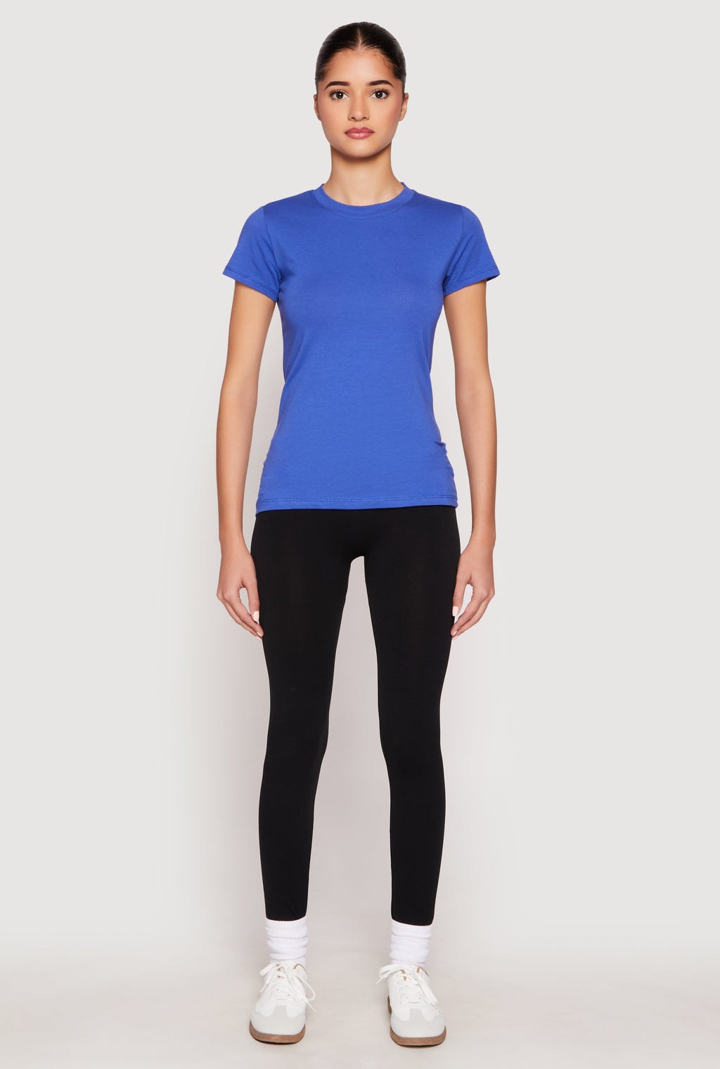 High Neck Short Sleeve Tee