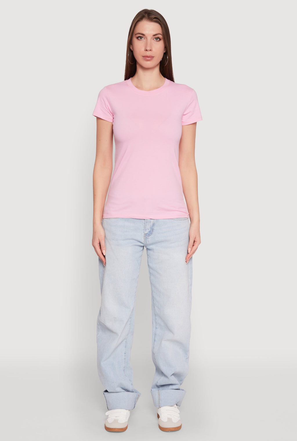 High Neck Short Sleeve Tee