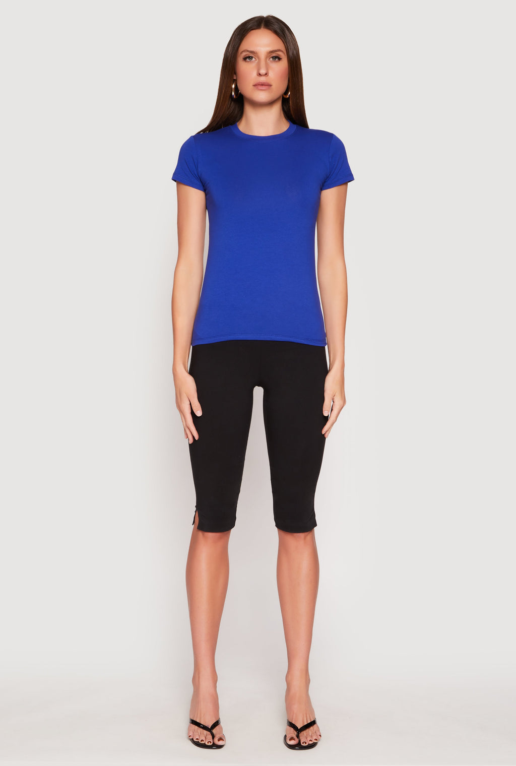 High Neck Short Sleeve Tee