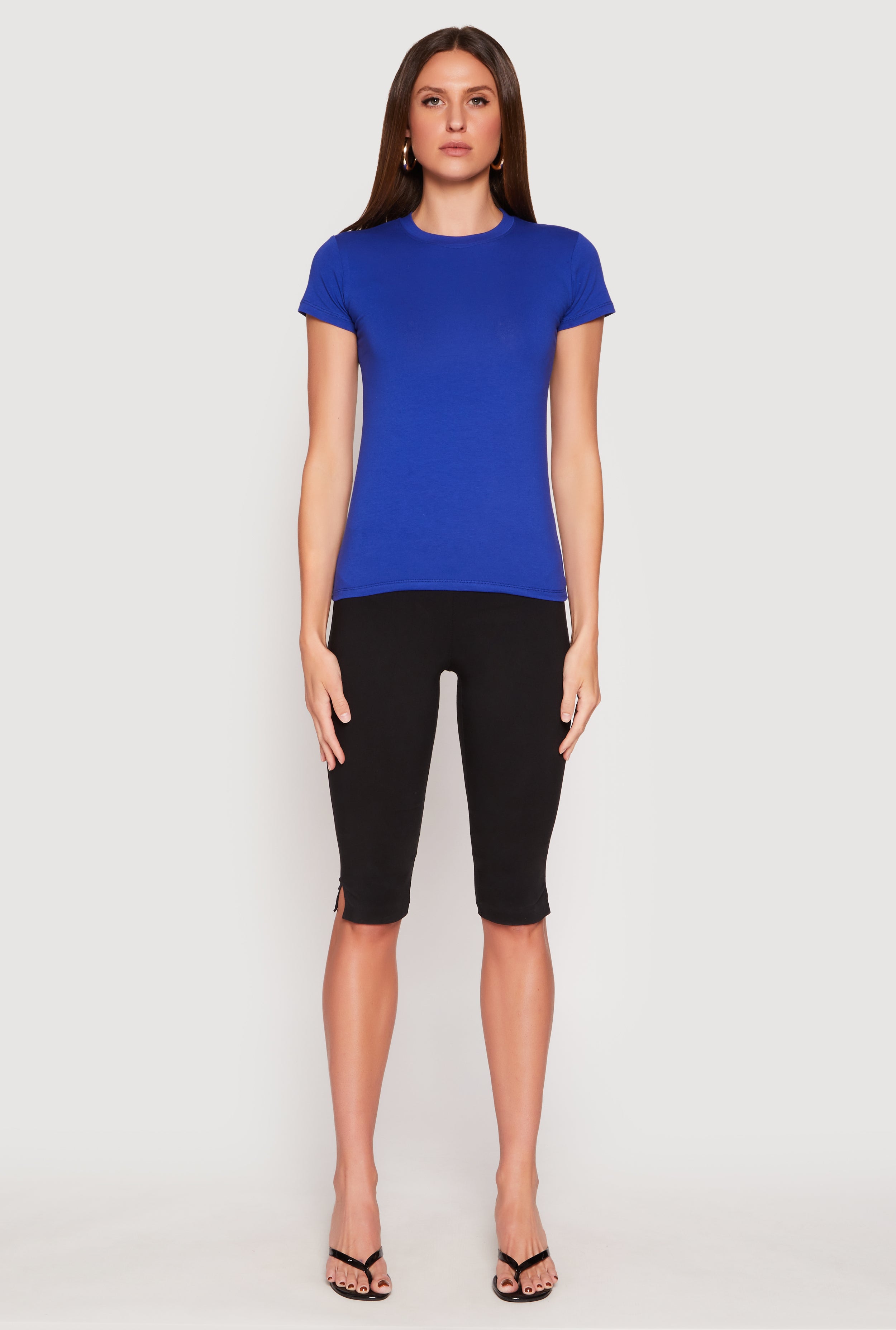 High Neck Short Sleeve Tee