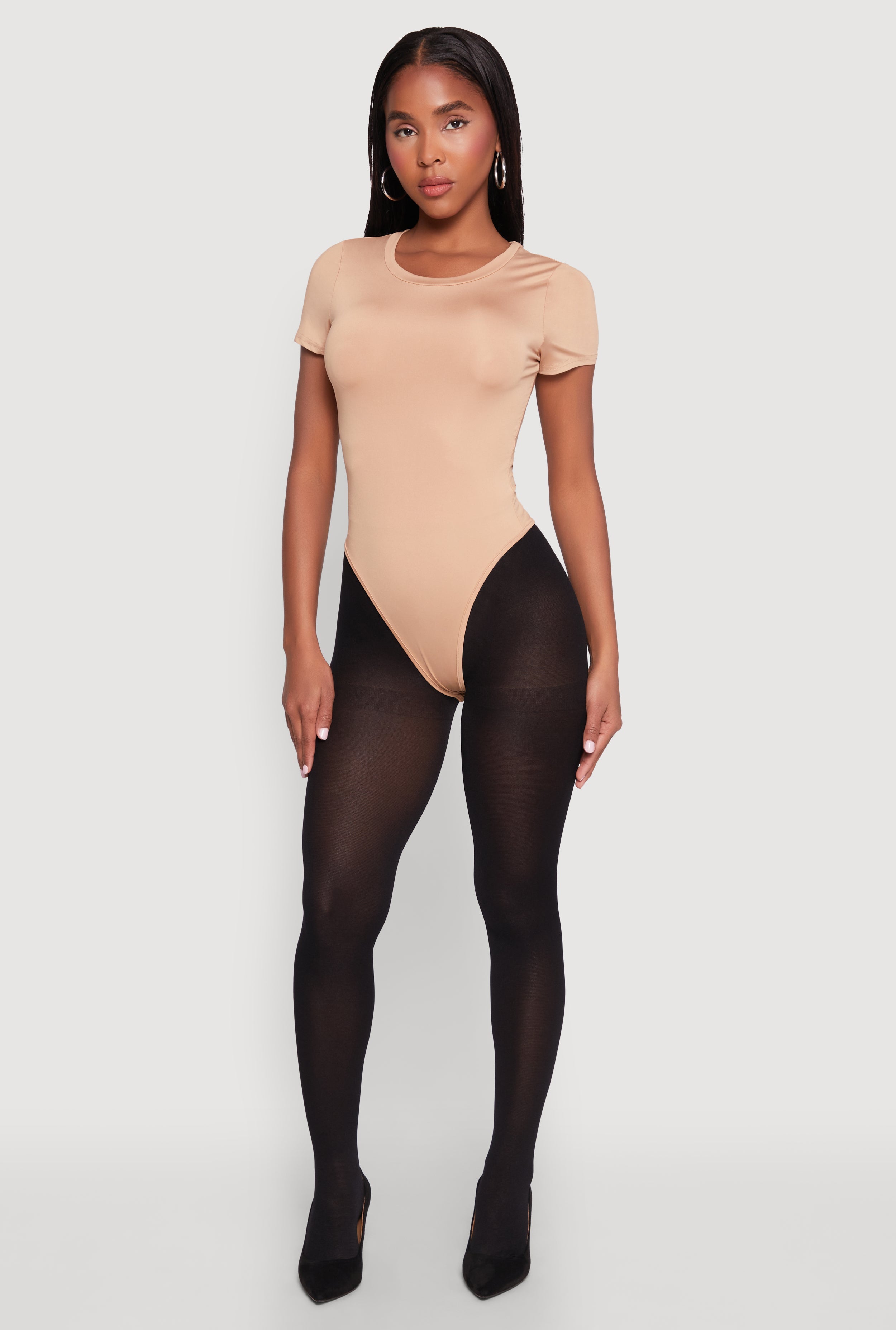 Daisy Short Sleeve Crew Neck Bodysuit