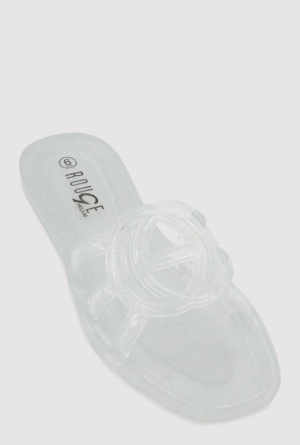 Cut Out Band Jelly Slide Sandals