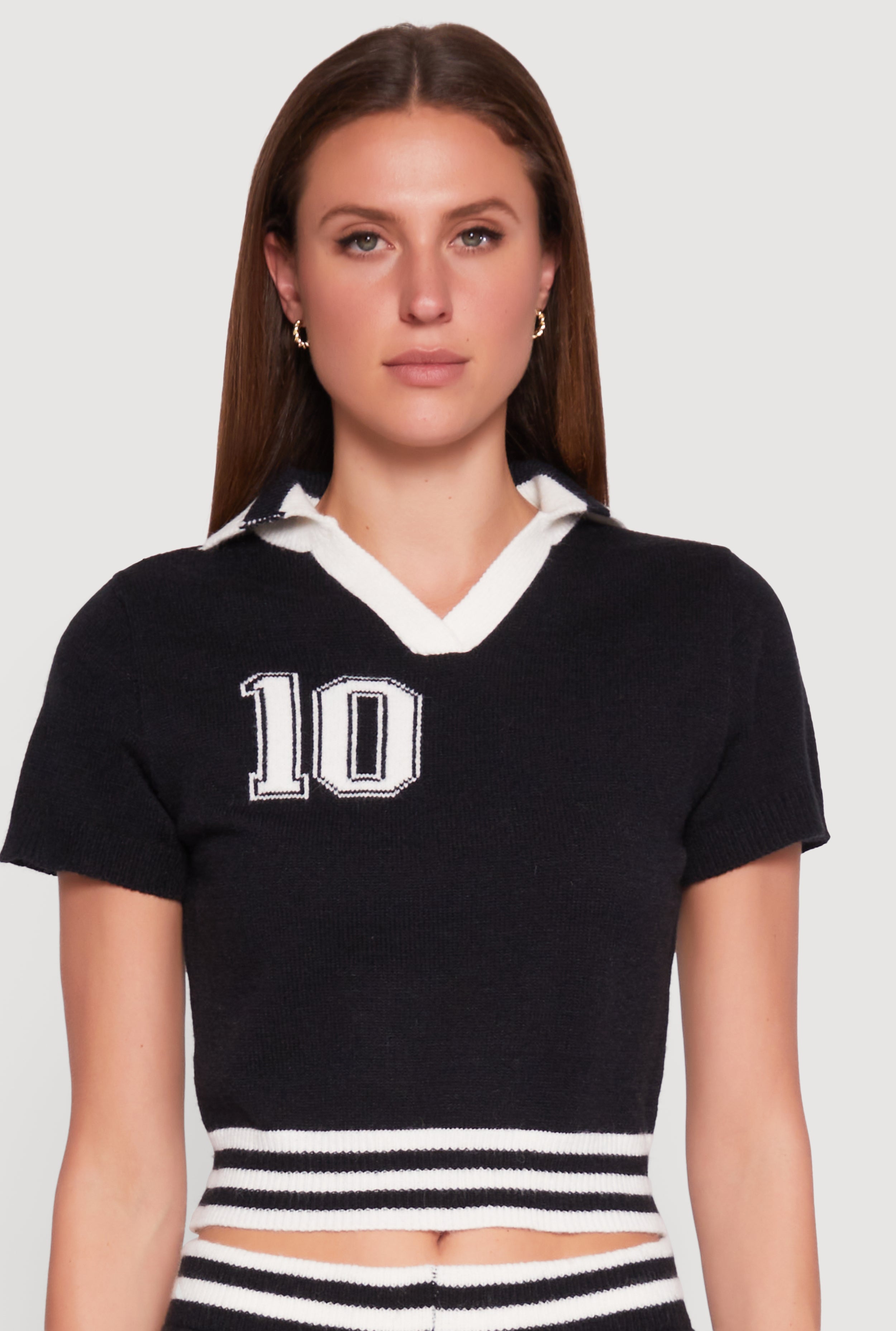 Daisy 10 Varsity Stripe Polo Shirt