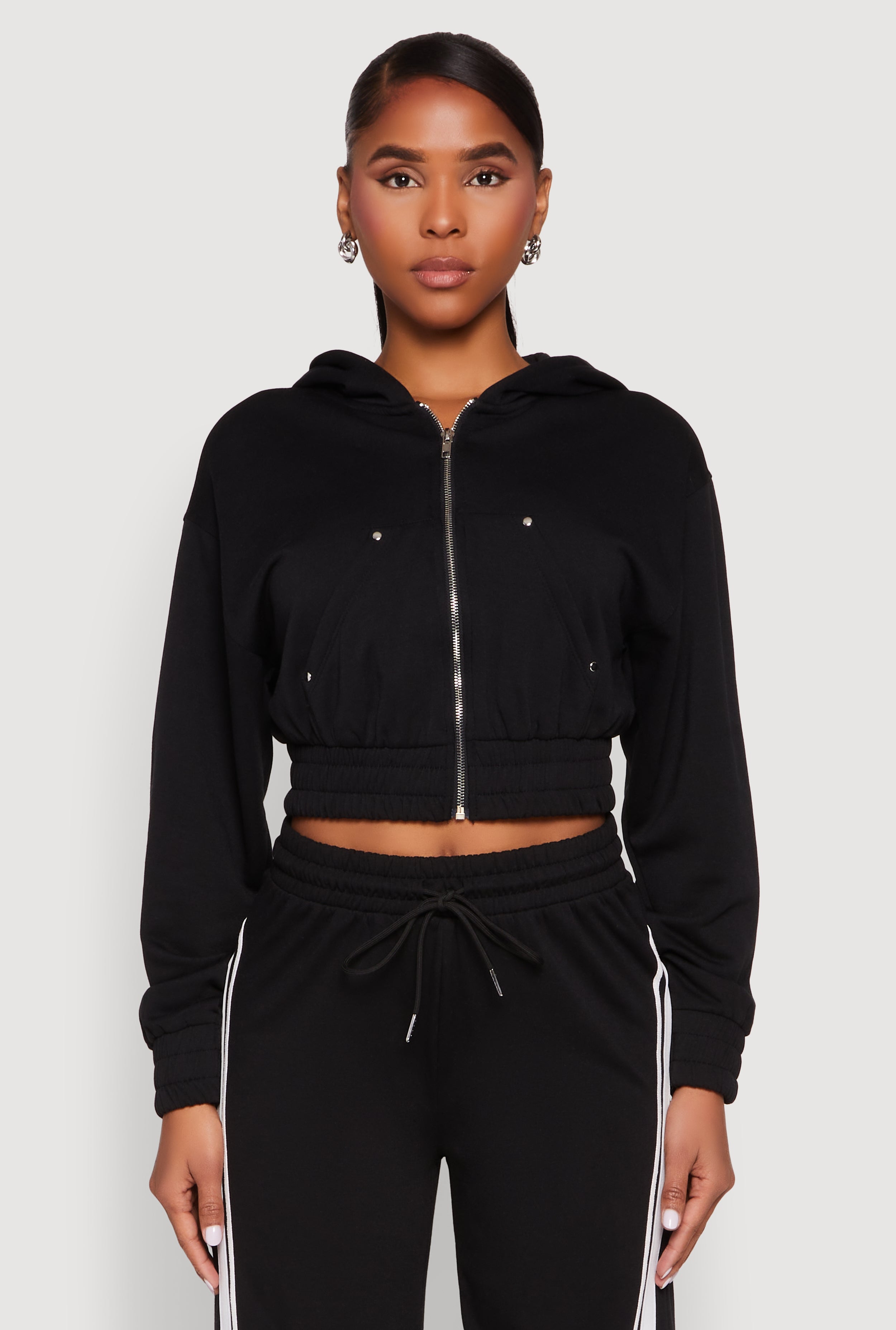 Iris Zip Front Hoodie