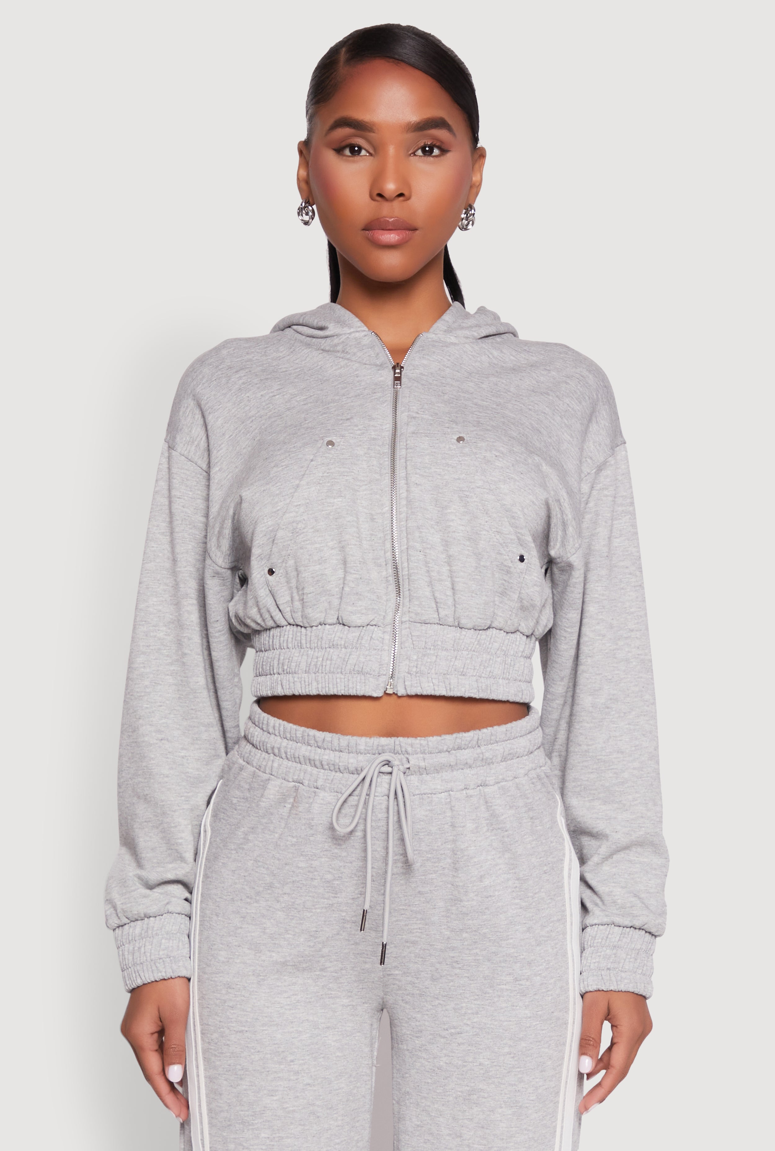 Iris Zip Front Hoodie