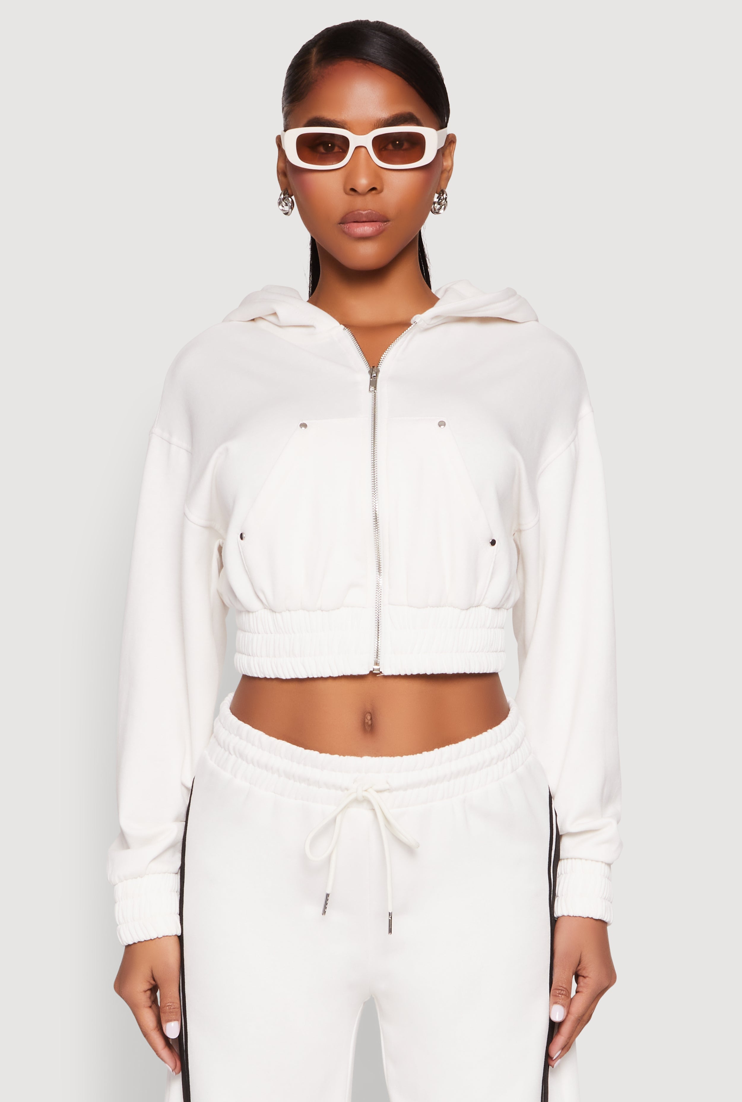 Iris Zip Front Hoodie