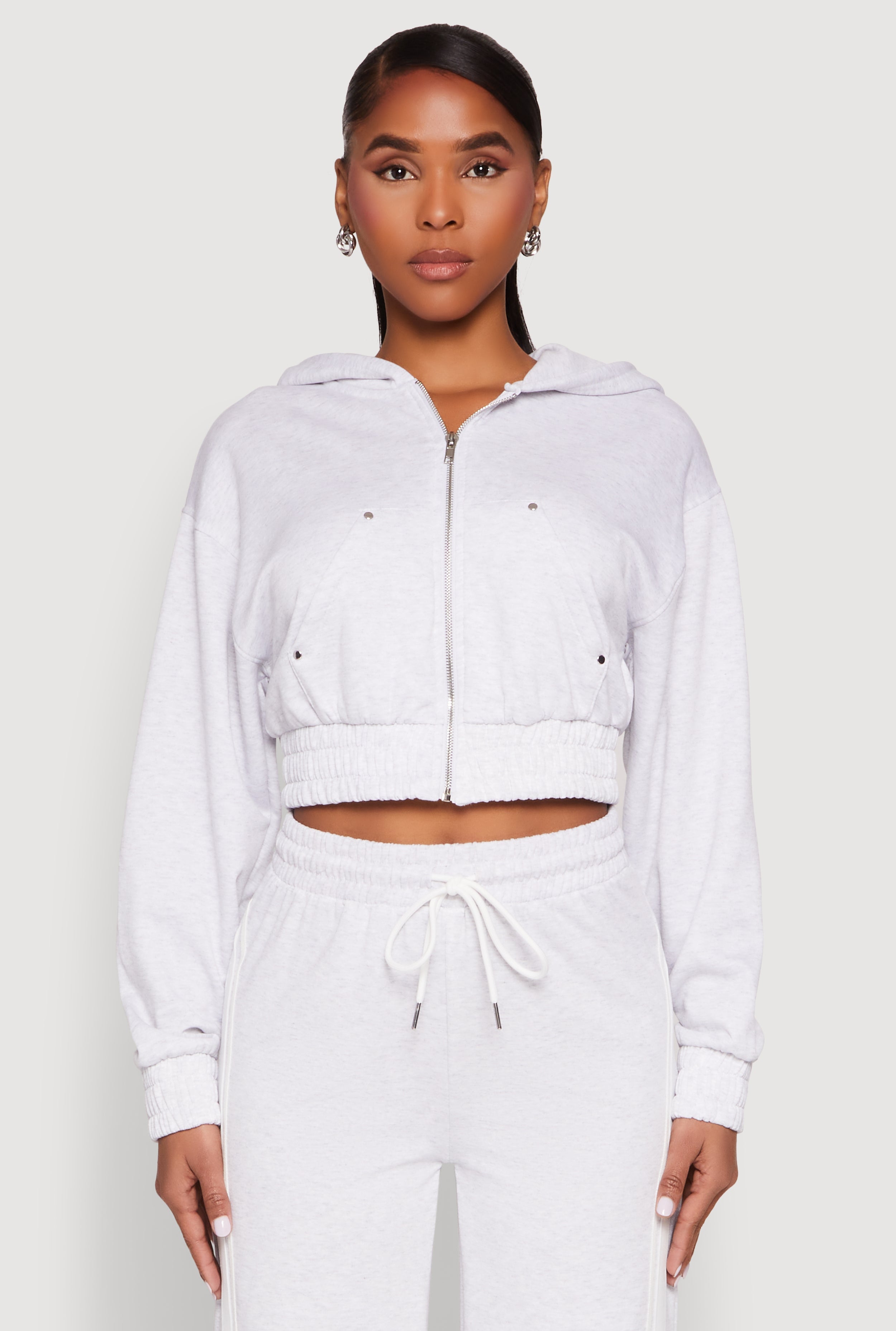 Iris Zip Front Hoodie