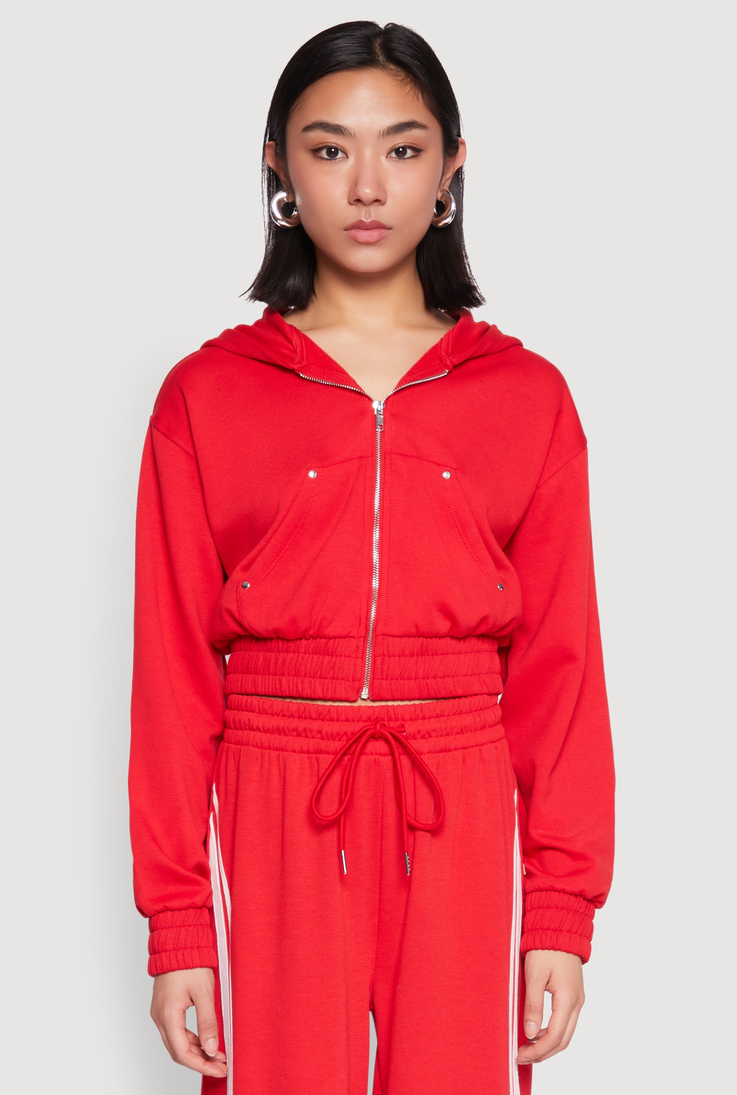 Iris Zip Front Hoodie