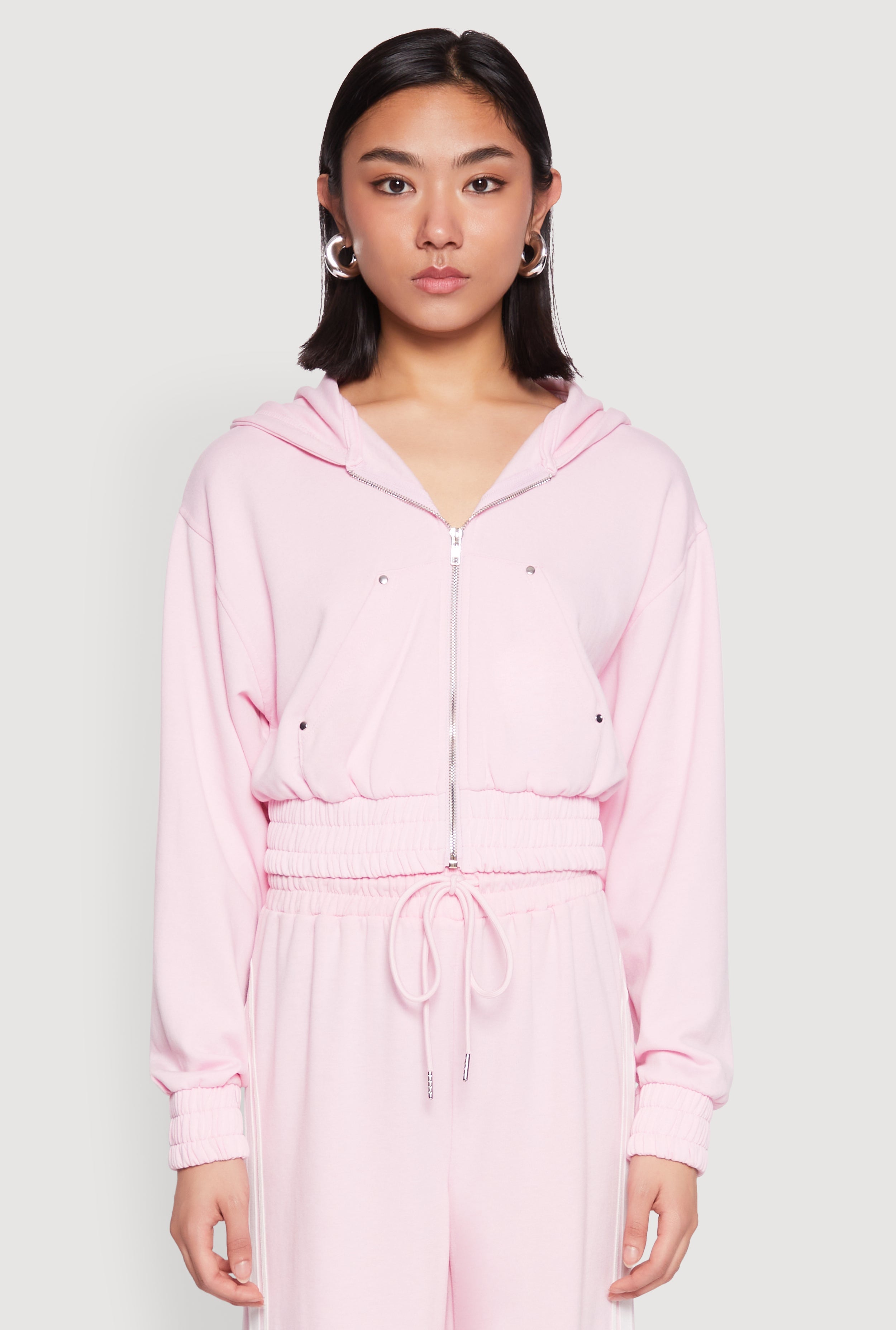 Iris Zip Front Hoodie